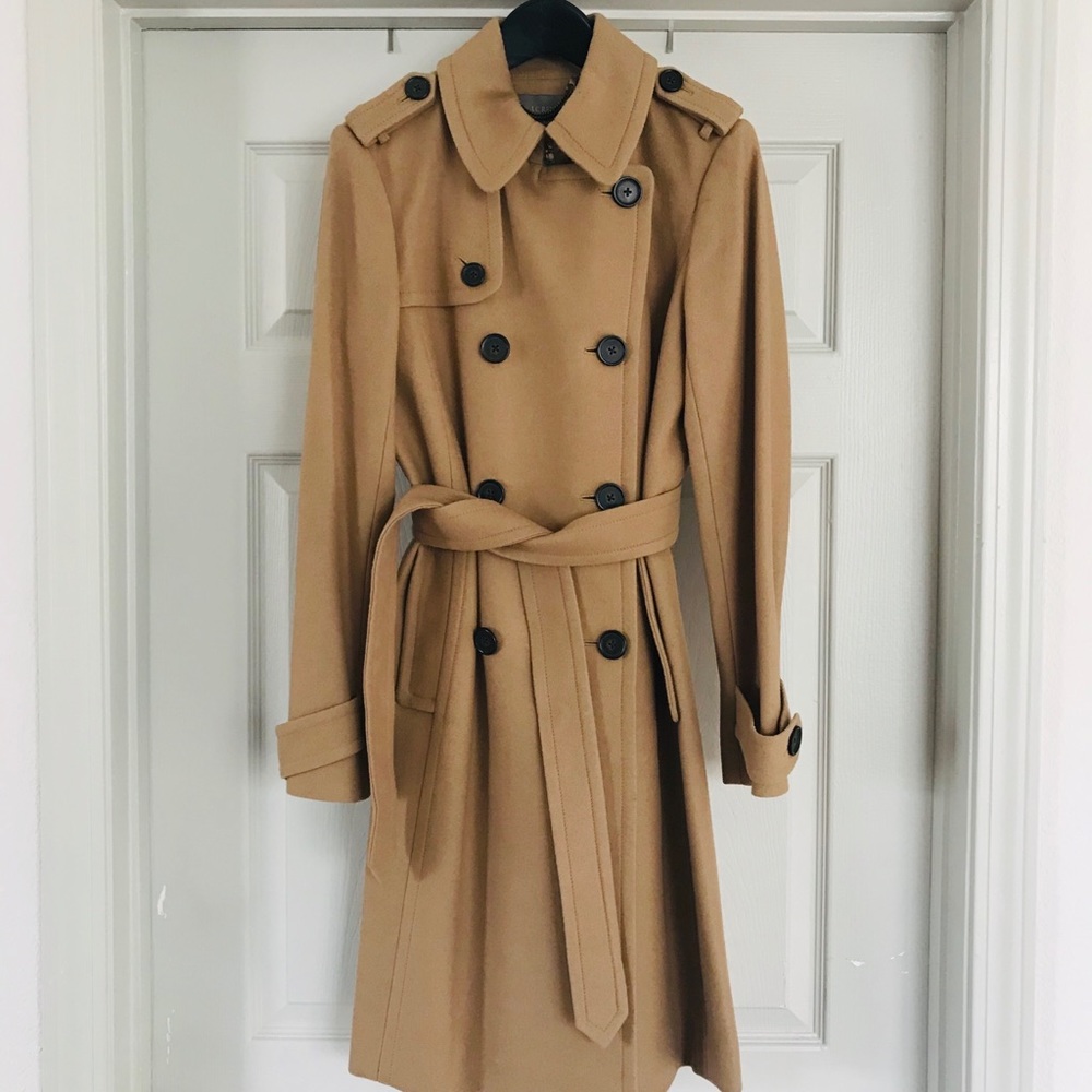 J.Crew Icon Trench Coat in Wool Cashmere Sz2